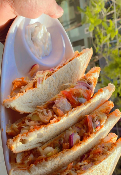 Loaded sandwich